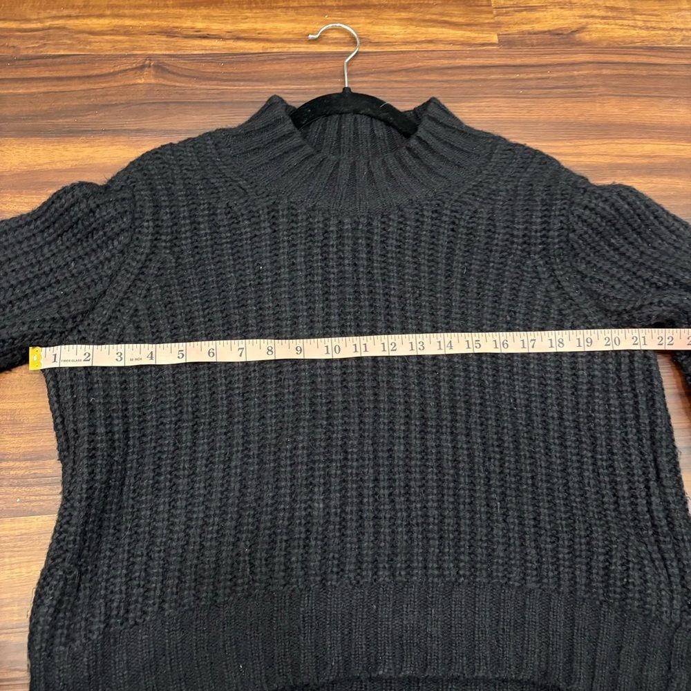 Doen Lulu Sz Small Black Pullover Baby Alpaca Sweater - Picture 6 of 8